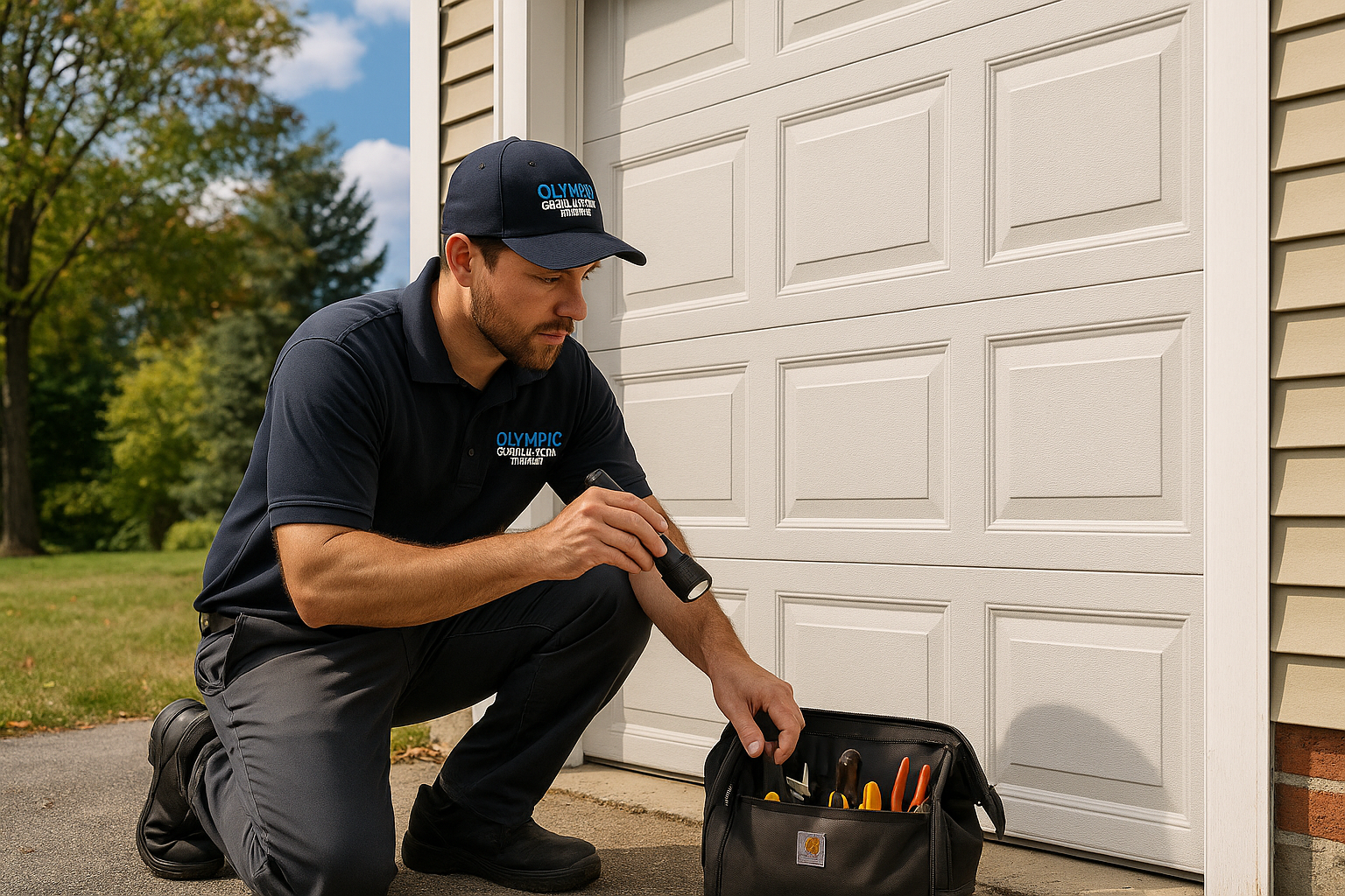 Garage door work in West Hartford
